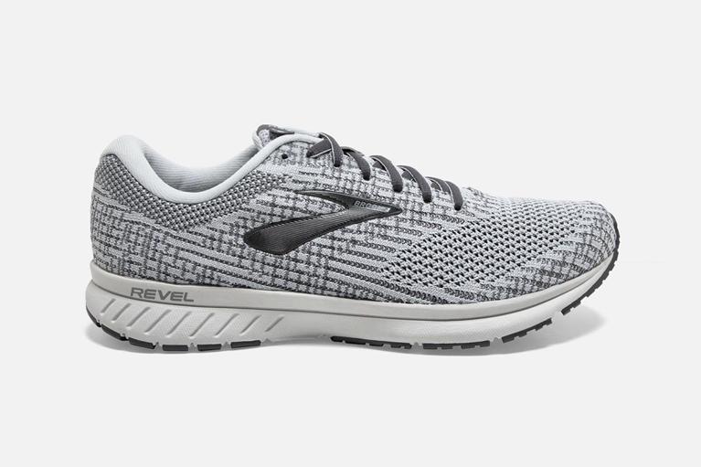 Brooks REVEL 3 Road Running Shoes Womens Sale - White (TSZ187254)